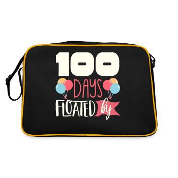 100 jours d’école, 100 jours plus intelligents, école - Sac Retro - noir/or - Dos