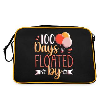 100 jours d’école, 100 jours plus intelligents, école - Sac Retro - noir/or - Dos
