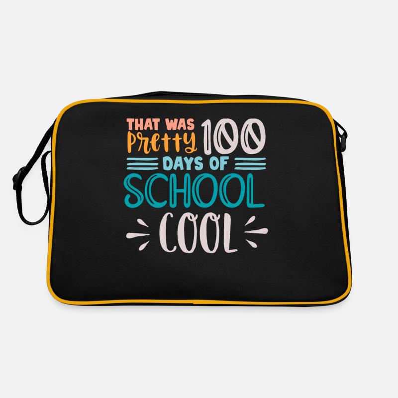 100 days school, 100 days smarter, school Retro Bag