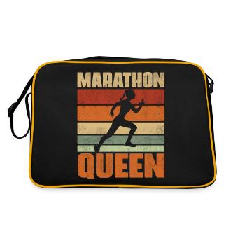 Marathon runner - Retro Bag - black/gold - Back