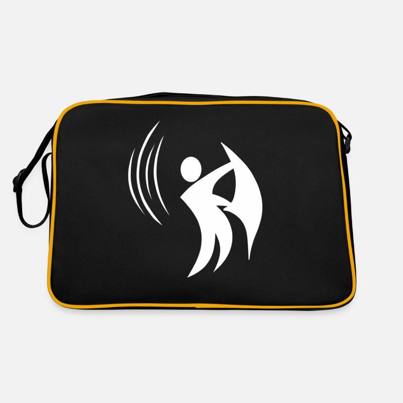 Sauna Aufguss Männchen Piktogramm Retro Tasche