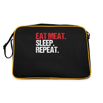 Carnivore Diät Carnivore Ernährung Carnivore Diet - Sac Retro - noir/or - Dos