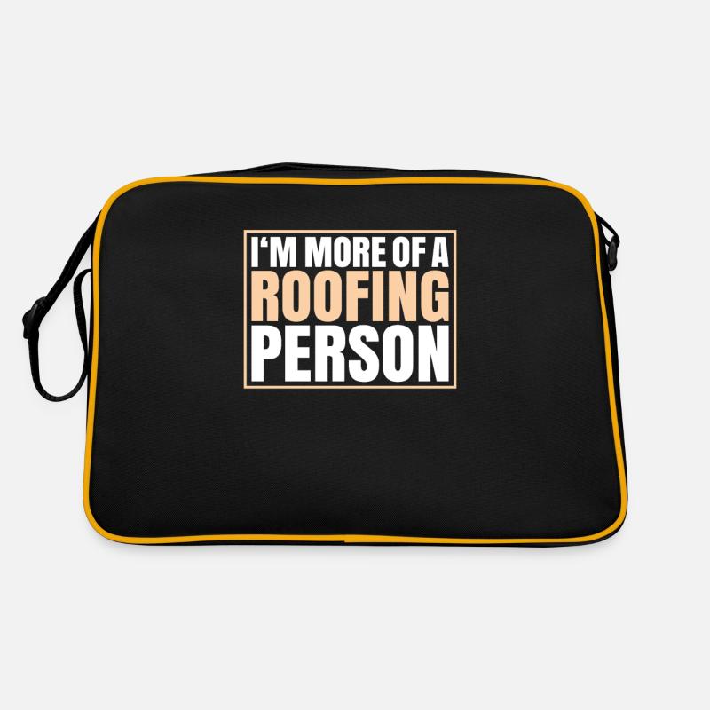 Roofer Roofing Roofing Roofing Roofers Roofing Retro Bag