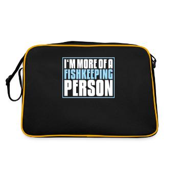 Aquaristics Aquarist Aquarium Fish Aquarist - Retro Bag - black/gold - Back