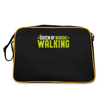 Marche nordique Marcheur nordique Walken nordique - Sac Retro - noir/or - Dos