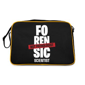 Costume de médecin légiste - Sac Retro - noir/or - Dos