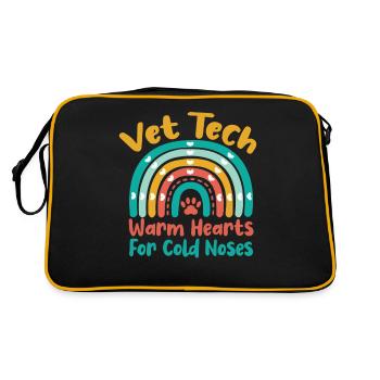 vétérinaire, vétérinaire, vétérinaire - Sac Retro - noir/or - Dos