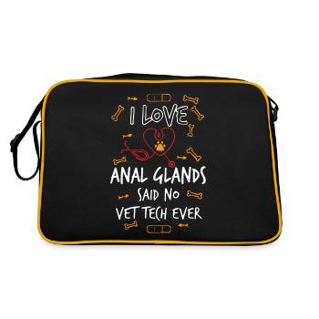 vétérinaire, vétérinaire, vétérinaire - Sac Retro - noir/or - Dos