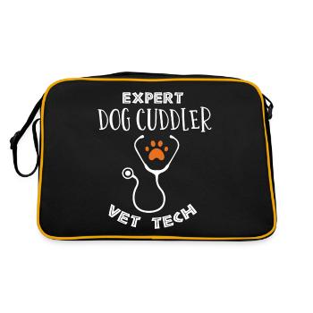 vétérinaire, vétérinaire, vétérinaire - Sac Retro - noir/or - Dos