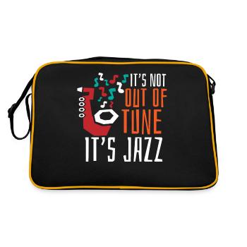Musique jazz - Musiciens de jazz - Sac Retro - noir/or - Dos