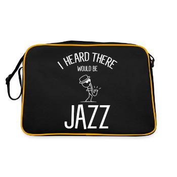 Musique jazz - Musiciens de jazz - Sac Retro - noir/or - Dos