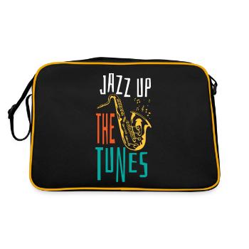 Musique jazz - Musiciens de jazz - Sac Retro - noir/or - Dos