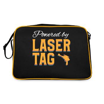 Laser Tag, Laser - Sac Retro - noir/or - Dos