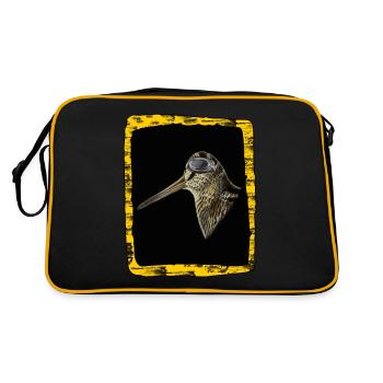 Becasse lunettes aviateur cadre orange - Sac Retro - noir/or - Dos