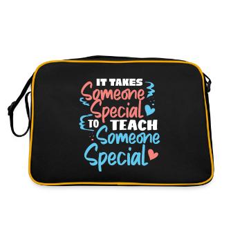 Special Needs Education, Special Education - Retro Bag - black/gold - Back