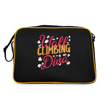 Wall climbers, wall climbers - Retro Bag - black/gold - Back