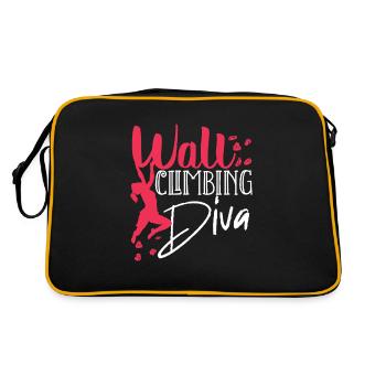 Wall climbers, wall climbers - Retro Bag - black/gold - Back