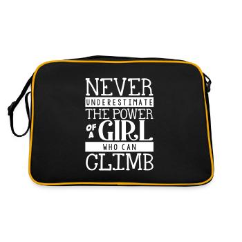 Wall climbers, wall climbers - Retro Bag - black/gold - Back