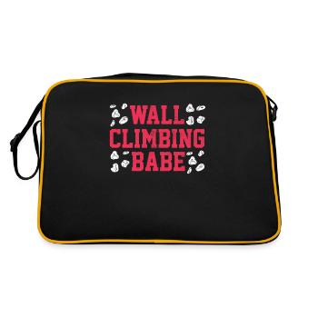 Wall climbers, wall climbers - Retro Bag - black/gold - Back