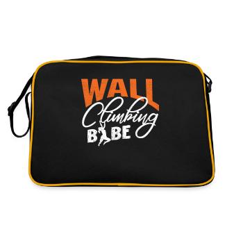 Wall climbers, wall climbers - Retro Bag - black/gold - Back