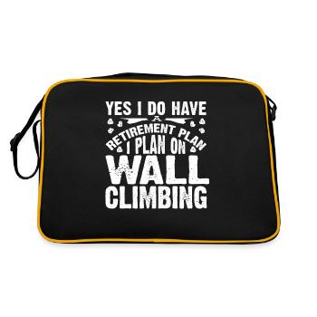 Wall climbers, wall climbers - Retro Bag - black/gold - Back