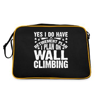 Wall climbers, wall climbers - Retro Bag - black/gold - Back