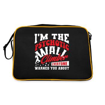 Wall climbers, wall climbers - Retro Bag - black/gold - Back