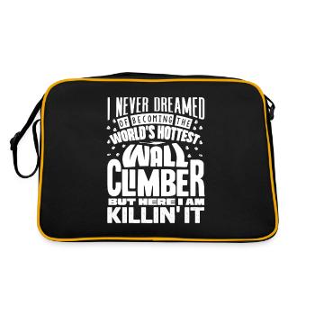 Wall climbers, wall climbers - Retro Bag - black/gold - Back