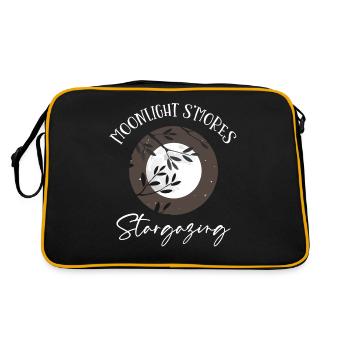 Star Gas, Cosmology, Astronomy - Binoculars - Retro Bag - black/gold - Back