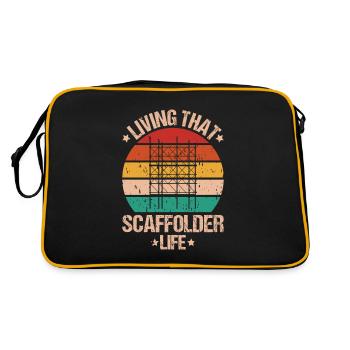 Échafaudage Échafaudage Échafaudage - Sac Retro - noir/or - Dos