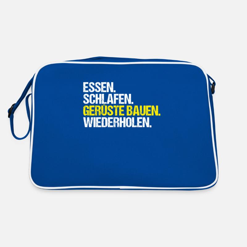 Gerüstbauer Gerüstbau Gerüstmonteur Scaffolder Retro Tasche