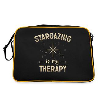 Astrophotography, Astronomy, Stargazing - Retro Bag - black/gold - Back