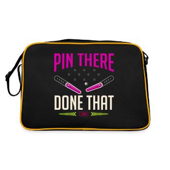 Joueur d’arcade de flipper - Sac Retro - noir/or - Dos
