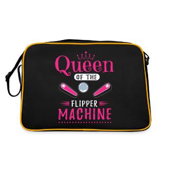 Joueur d’arcade de flipper - Sac Retro - noir/or - Dos