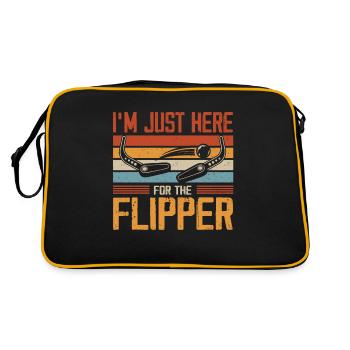 Joueur d’arcade de flipper - Sac Retro - noir/or - Dos