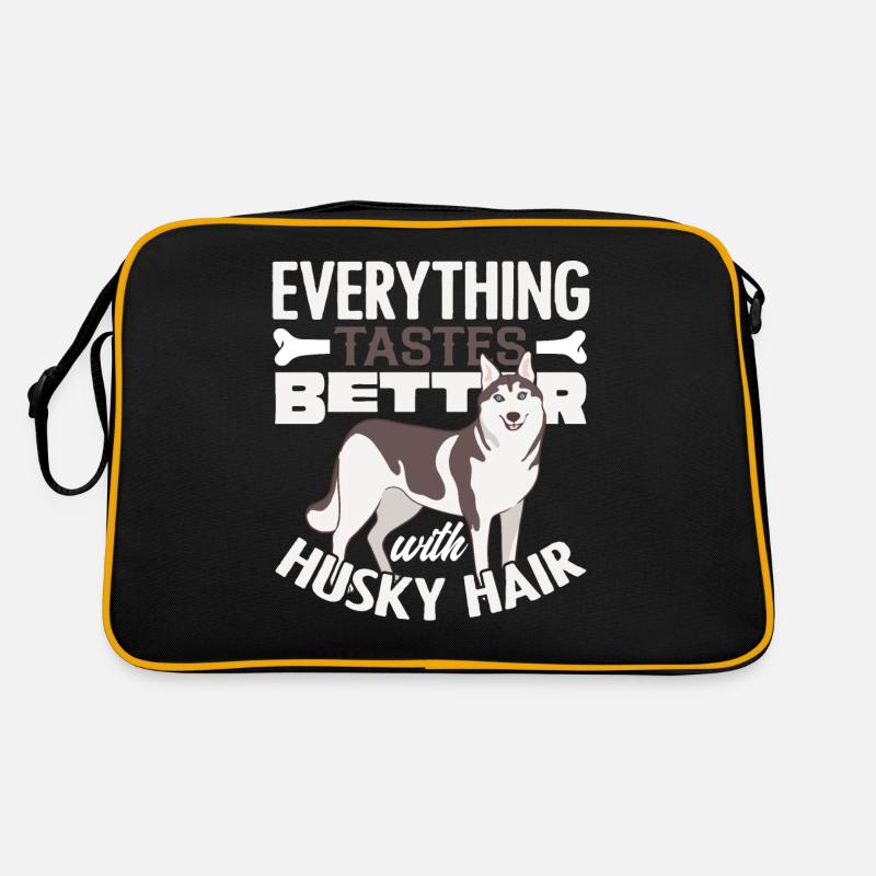 Siberian Husky Retro Bag