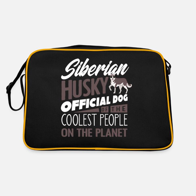 Siberian Husky Retro Bag