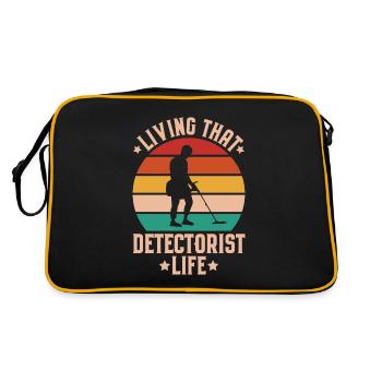 Détecteur Détecteur de métaux - Sac Retro - noir/or - Dos