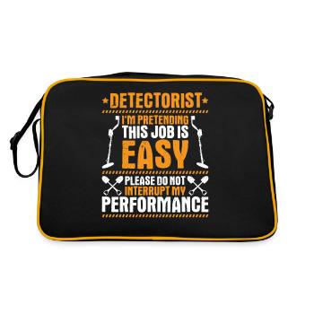 Détecteur Sondler Détecteur de métaux - Sac Retro - noir/or - Dos