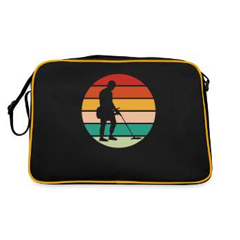 Détecteur Détecteur de métaux - Sac Retro - noir/or - Dos