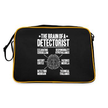 Détecteur Sondler Détecteur de métaux - Sac Retro - noir/or - Dos