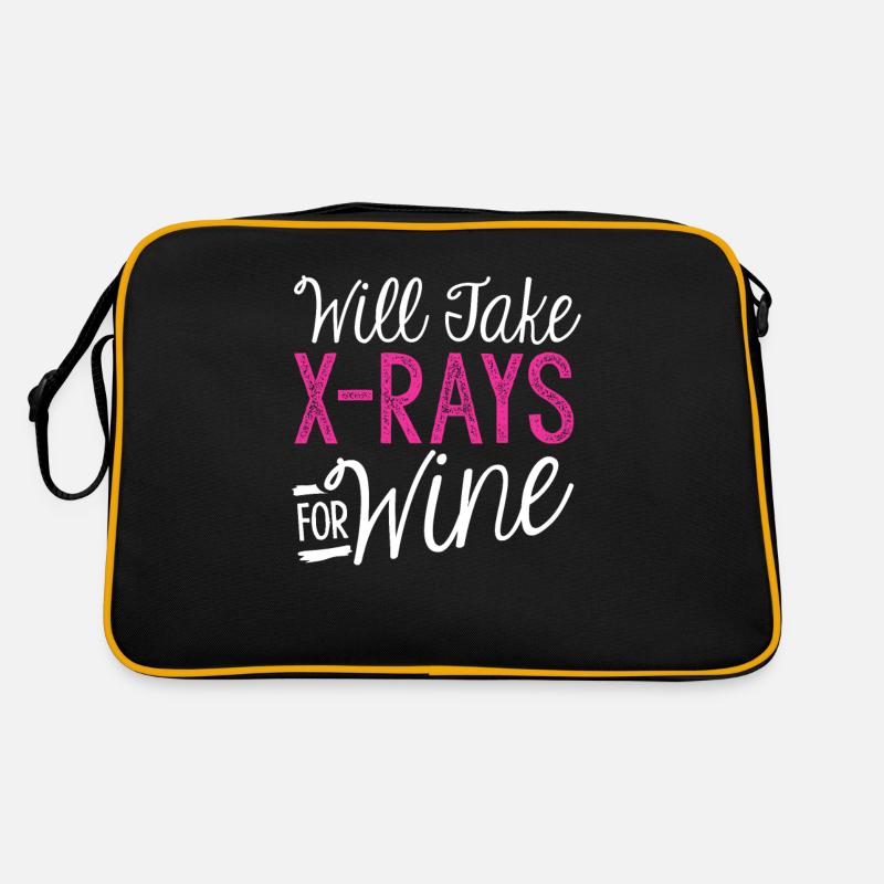 Xray Tech, Xray -Techniker - Retro Tasche - Schwarz/Gold