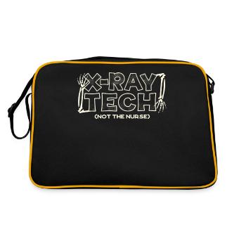 Technicien en rayons X, Technicien en radiologie - Sac Retro - noir/or - Dos