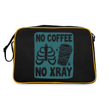 Technicien en rayons X, Technicien en radiologie - Sac Retro - noir/or - Dos