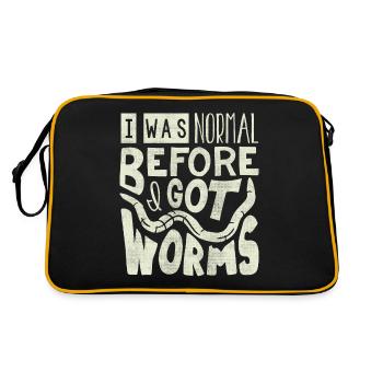 Vermiculture, lombricompost, vermifuge - Sac Retro - noir/or - Dos