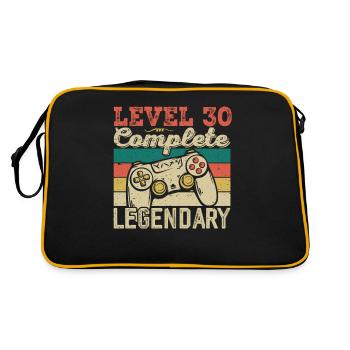Niveau 30 Complete, Cadeau D'anniversaire 30 Ans - Sac Retro - noir/or - Dos