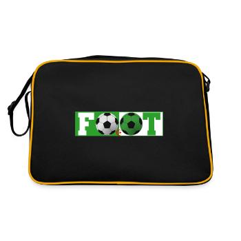 FootFootball Algérie - Sac Retro - noir/or - Dos
