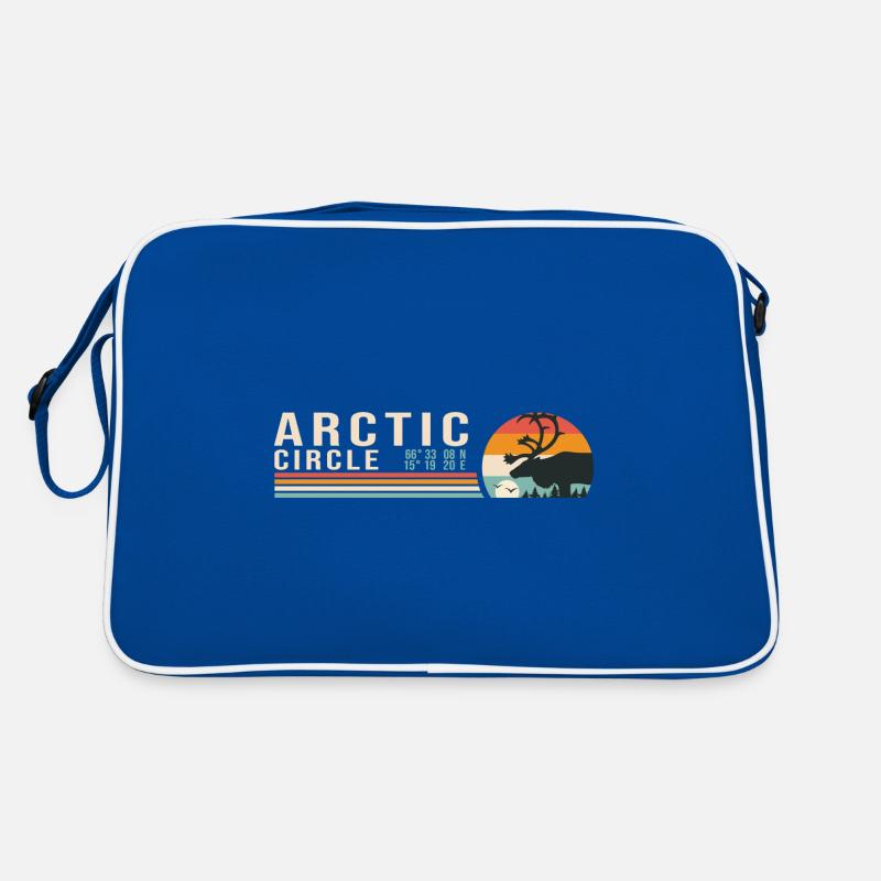 Arctic Circle Artic Norway Gift Cool Travel Retro Bag