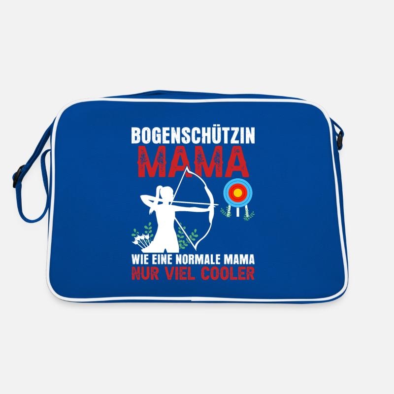 Bogenschützin Mama Bogenschießen Geschenk Mutter Retro Tasche