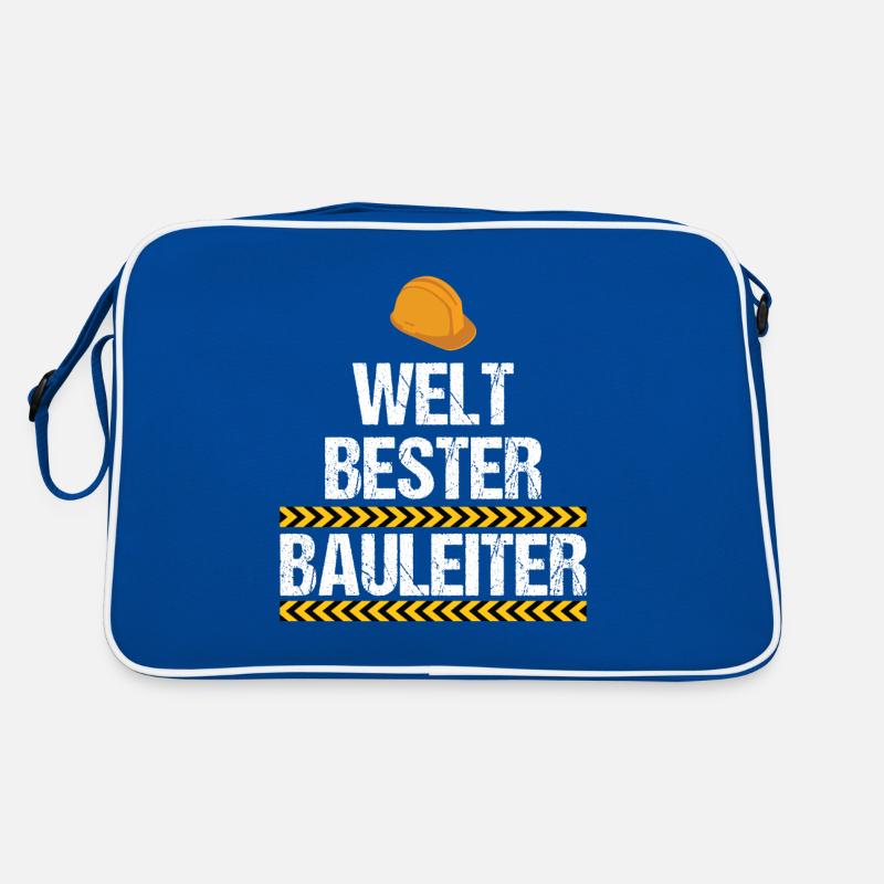 Welt Bester Bauleiter Retro Tasche